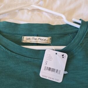 We The Free Teal Crewneck Tee